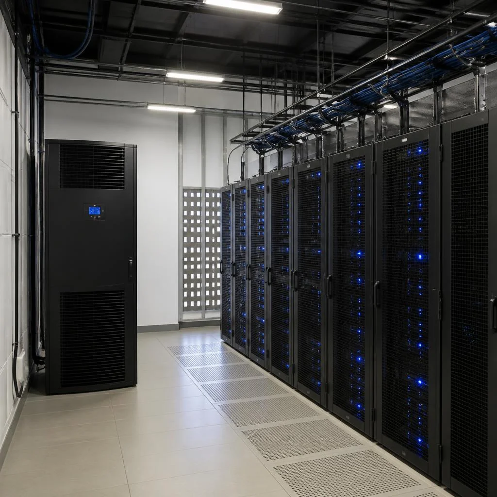Precision cooling equipment in a data-centre server room